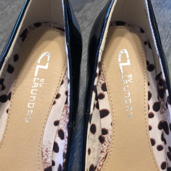 CL by Chinese Laundry Nerina black patent leather heel size 7 never worn - Picture 3 of 8